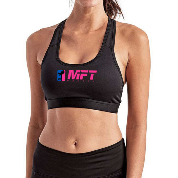 MUAY FIT LOGO - WOMEN'S PERFORMANCE SPORTS BRA Thumbnail