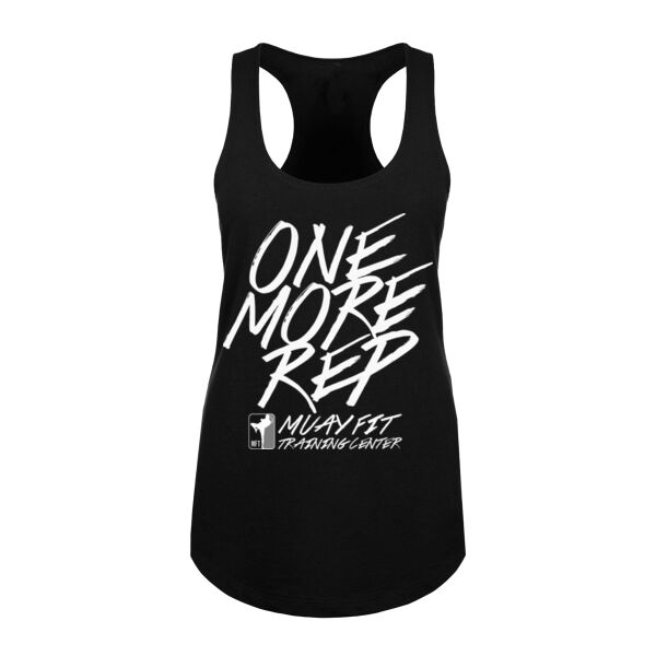 ONE MORE REP - WOMEN'S FITTED TANK TOP Thumbnail
